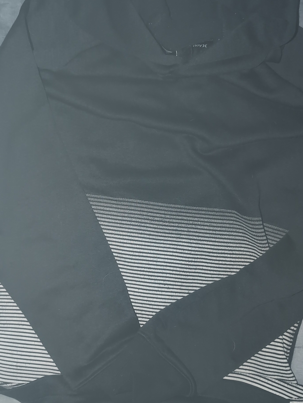 Hurley Black Men's Shirt with White Logo